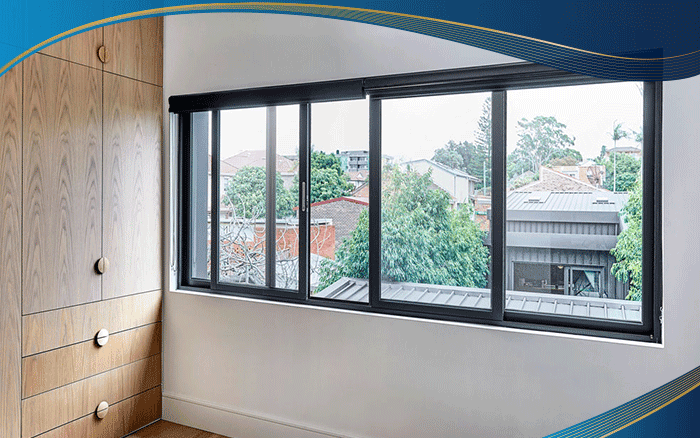 cửa sổ nhôm kính mở trượt 4 cánh